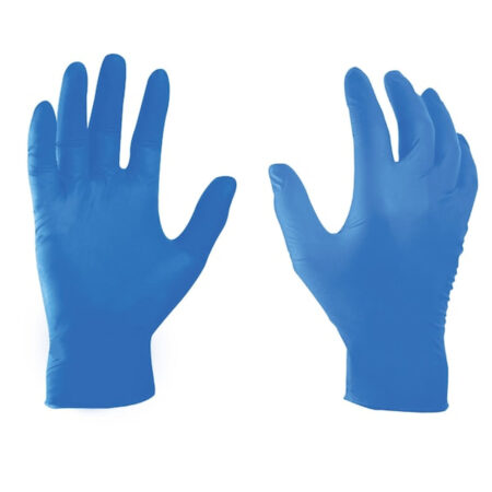 6mil Nitrile Examination Gloves Full Texture - Blue (bx/100)