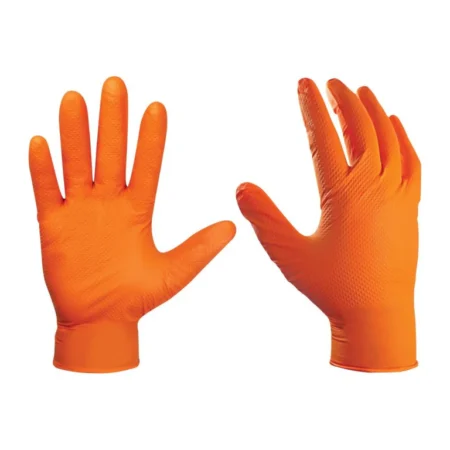 8mil Nitrile Gloves Orange (bx/100)