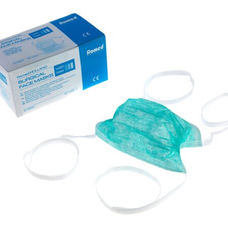 Romed Surgical face mask type IIR with ties (bx/50)