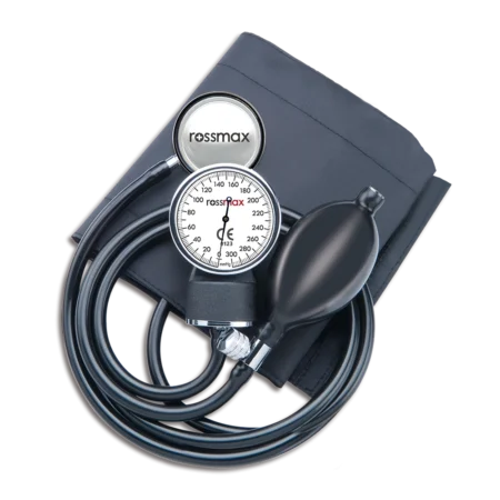 Rossmax Aneroid Sphygmomanometer w/single head Stethoscope