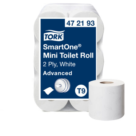 Tork SmartOne® Mini Toilet Roll White (per roll)