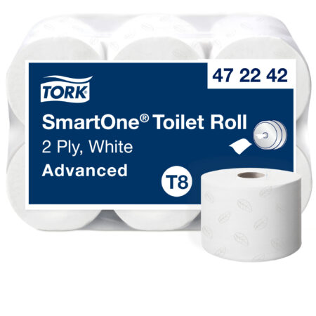 Tork SmartOne® Toilet Roll White (per roll)