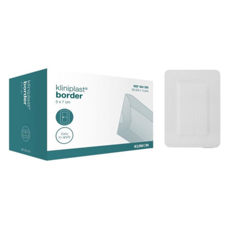 Klinion Kliniplast Nonwoven Border 5x7cm Sterile (bx/50)