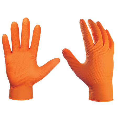 GE Disposable Nitrile Gloves, Diamond Textured