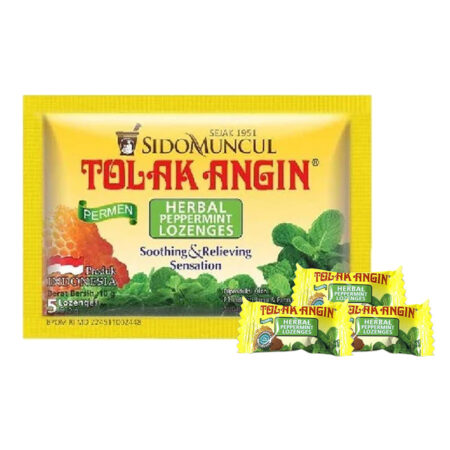 Sido Muncul Tolak Angin Herbal Peppermint Pastilles